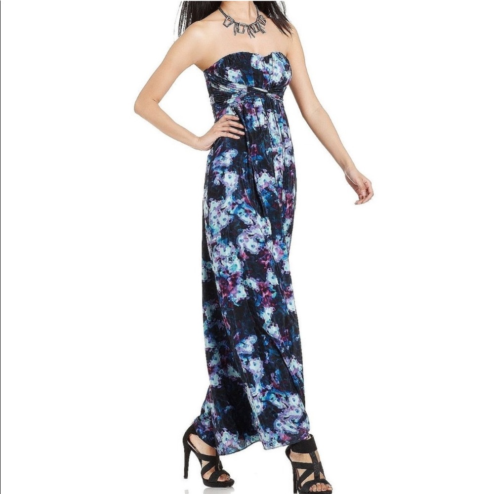 Strapless Jessica Simpson maxi dress, worn once